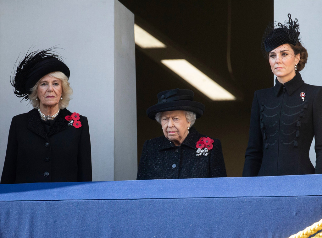 Camilla Duchess of Cornwall, Queen Elizabeth, Kate Middleton, Remembrance Day Service Camilla Duchess of Cornwall, Queen Elizabeth, Kate Middleton, Remembrance Day Service